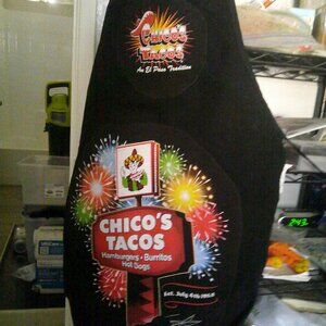 Chico's Tacos Handmade Apron-Unique!